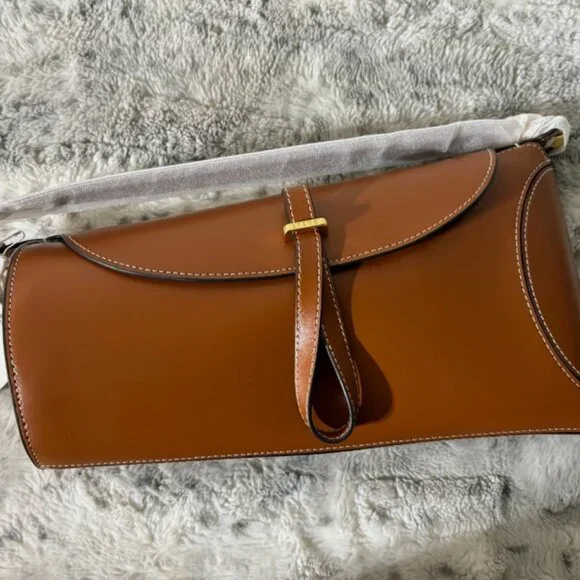 STAUD SOFYA SHOULDER BAG in Tan MSRP$395 Timeless Elegance